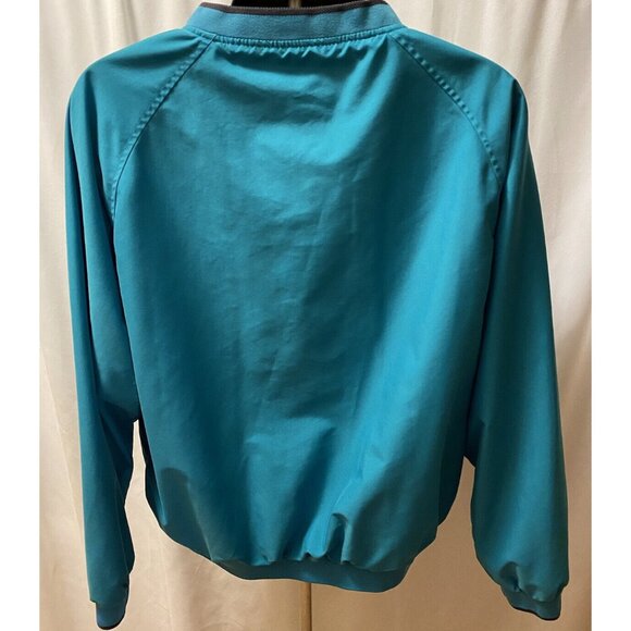 Outdoor World Golf  Apparel Mens Size Large Windbreaker V Neck Green - Picture 7 of 15